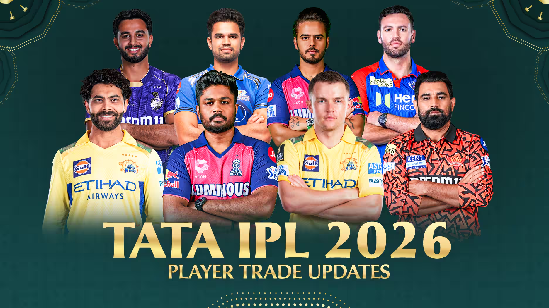 IPL 2026 all teams and captains - Bet on Icebook9